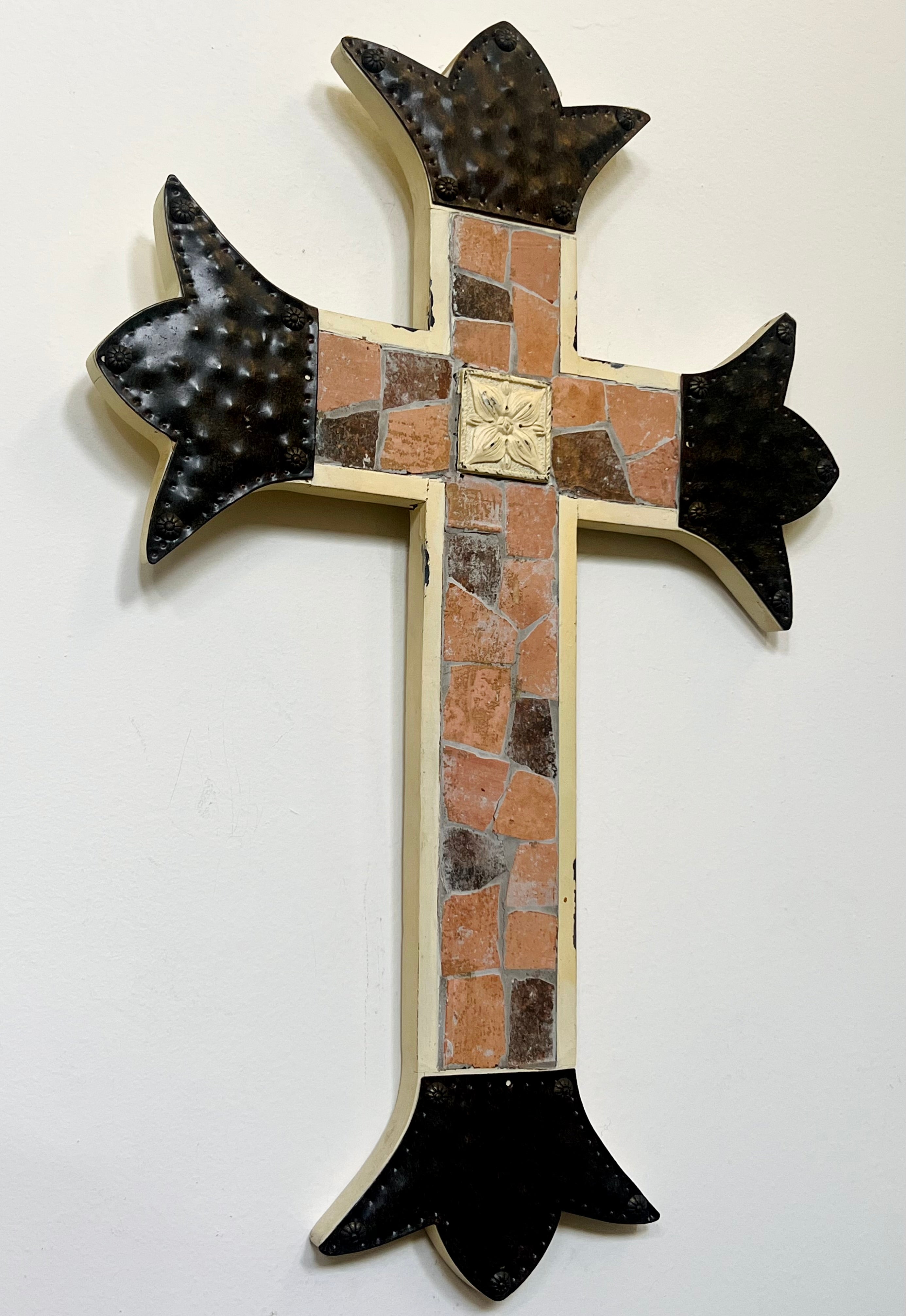 Mosaic Cross Wall Hanging