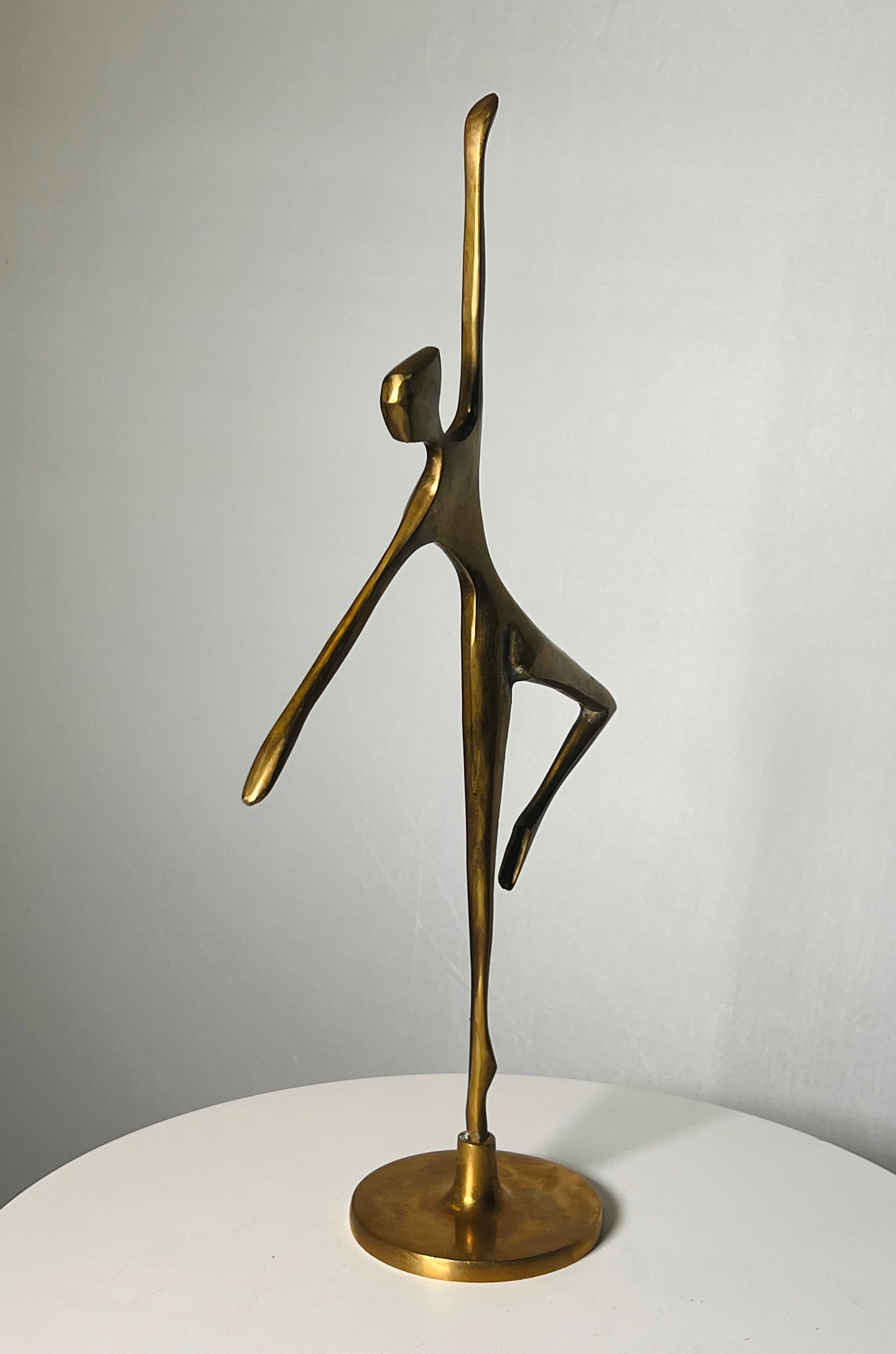 Vintage 1970s Brass Ballerina Sculptures (Set or Individuals) (Vintage)