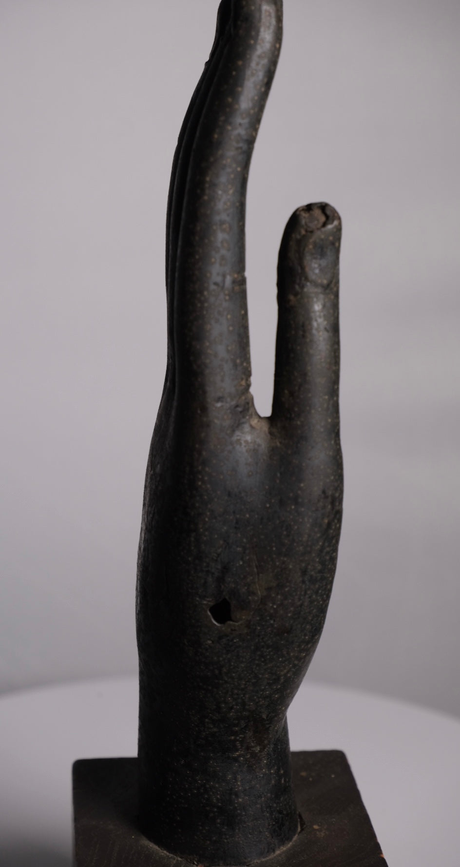 Thai Bronze Mounted Hand (Antique)