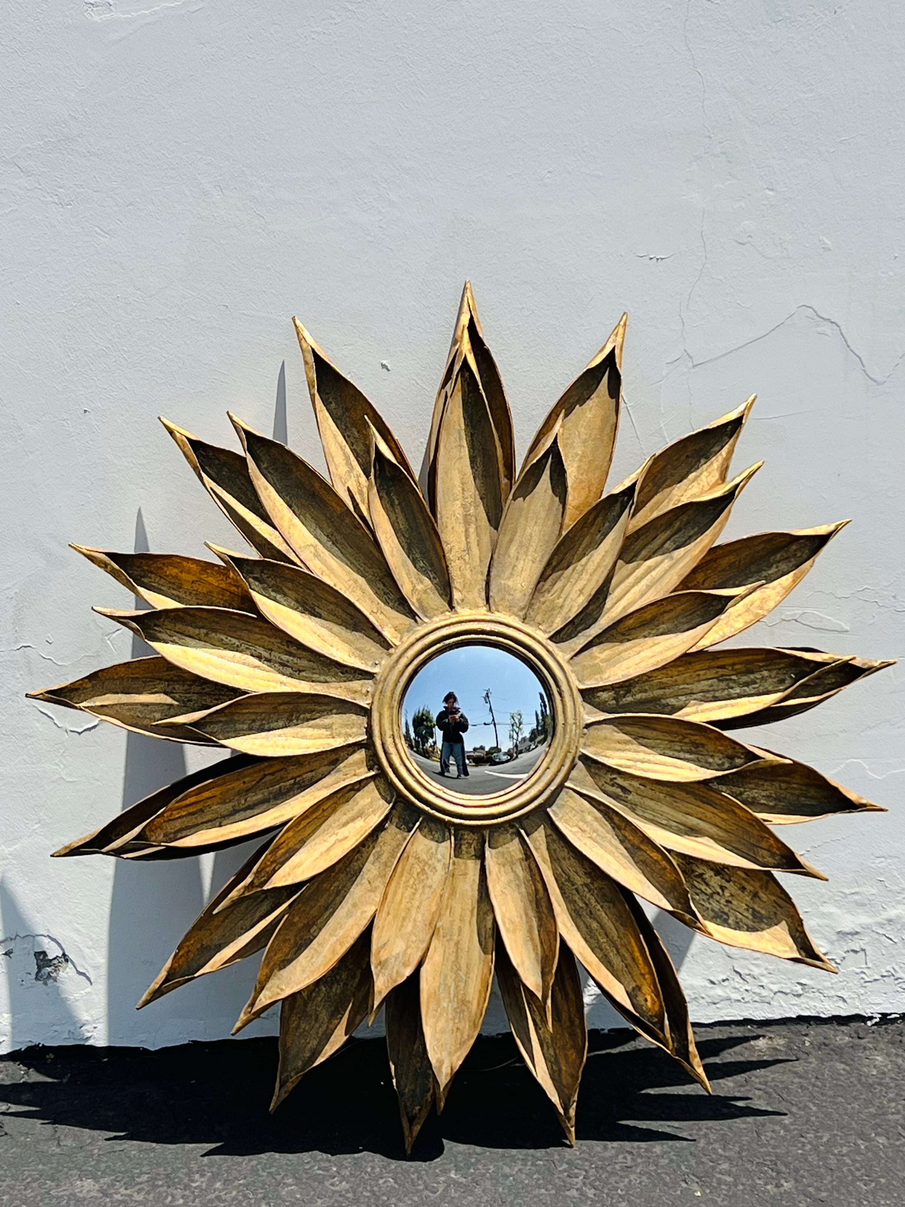 Sunflower Metal Mirror