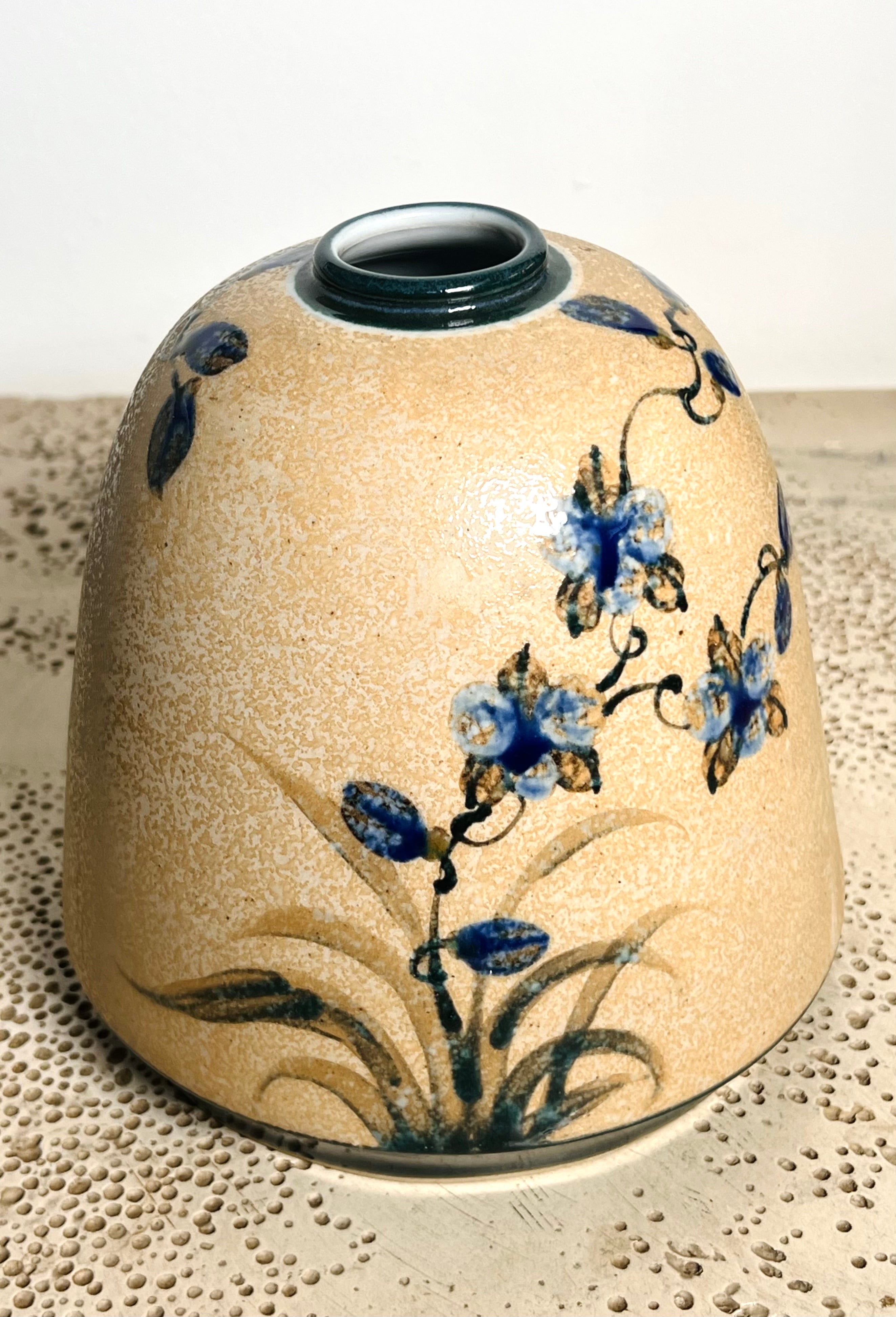 Studio Pottery Floral Vase (Vintage)