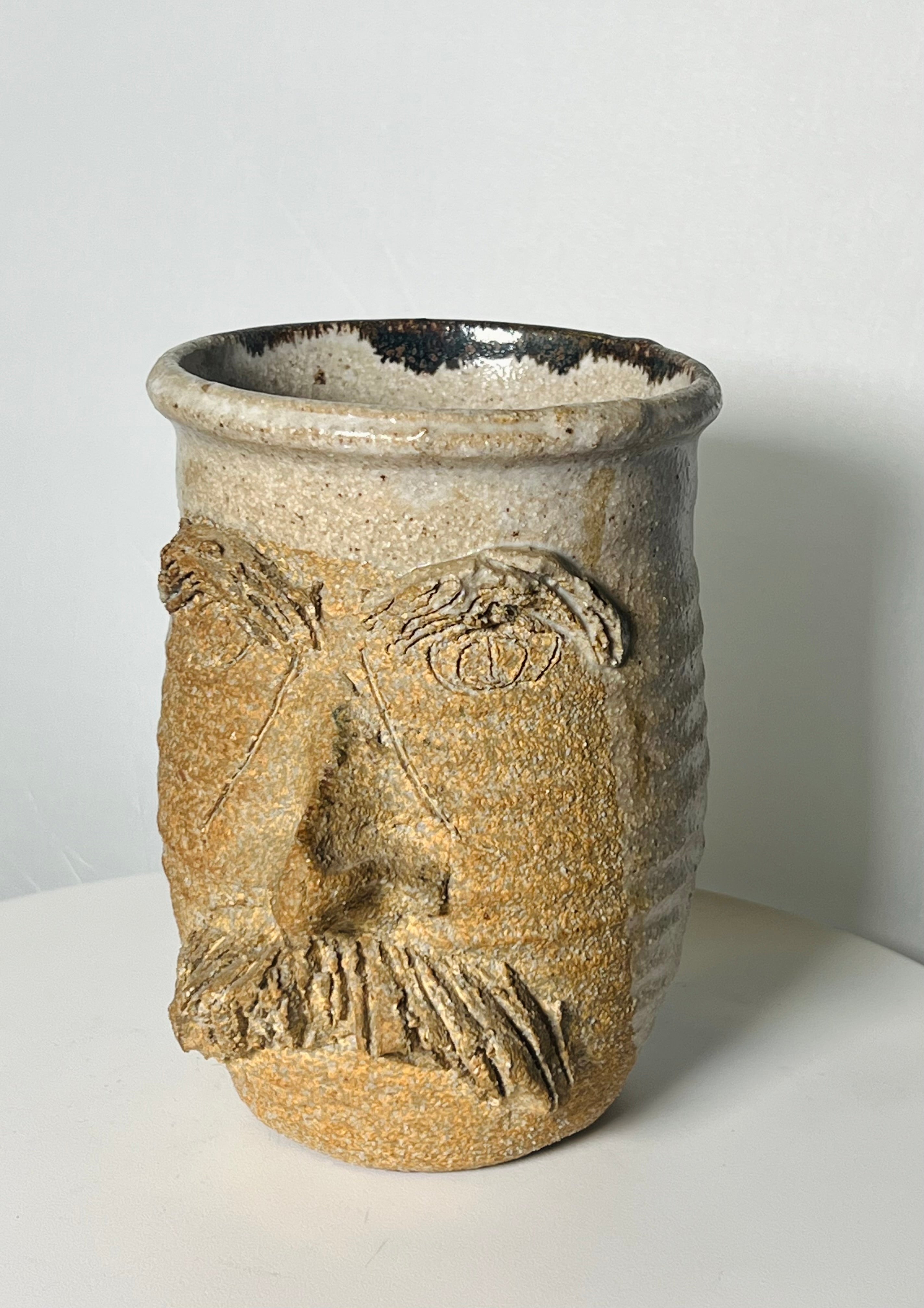 Stoneware Neutral Portrait Man Mug (Vintage)