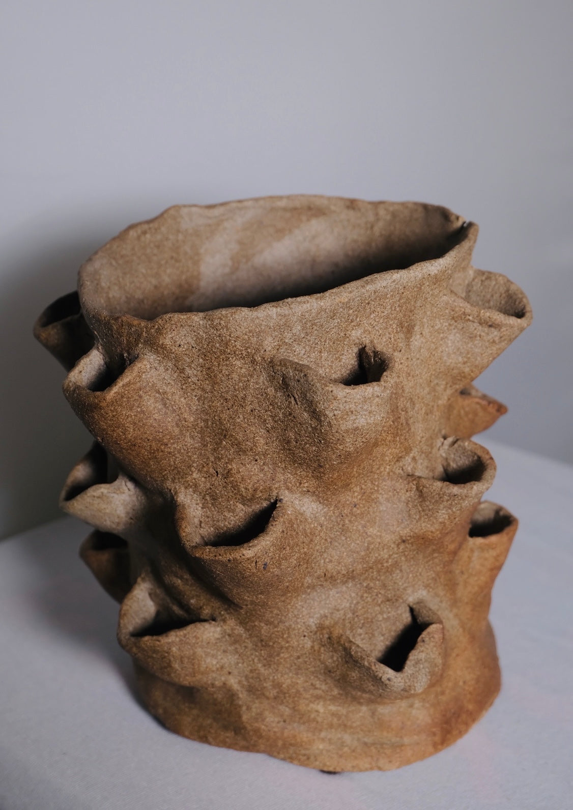 Sturdy Ceramic Multiple Spouted Planter (Vintage)