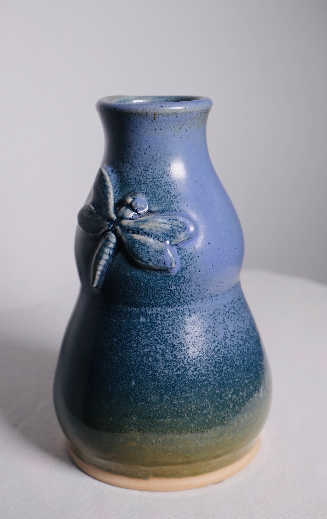Blue Dragonfly Vintage Vase (Vintage) SOLD