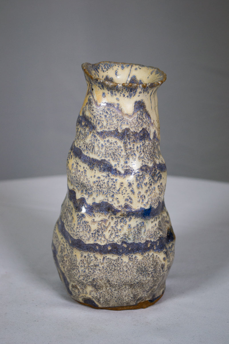 MCM Purple/White Banded Vase (SOLD)