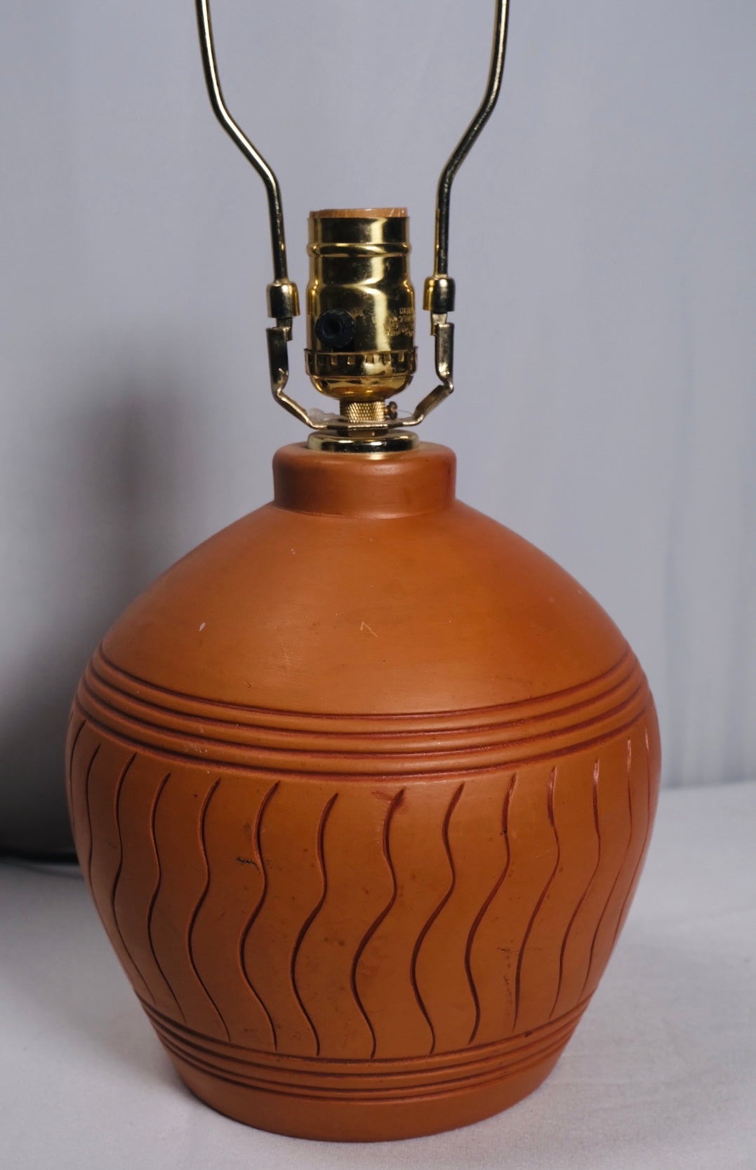 Southwestern Geometric Encised Studio Pottery Lamp (SOLD)