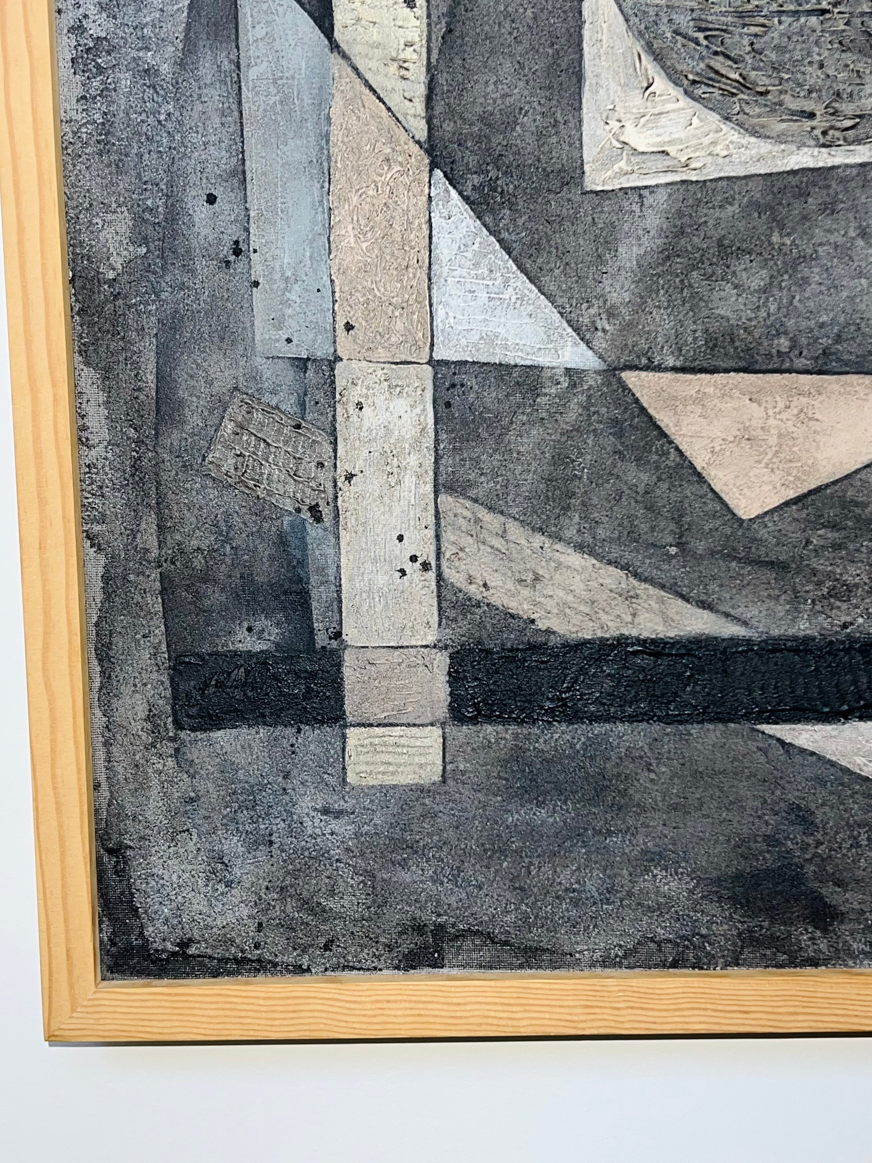 Charcoal Geometric Vintage Dream Abstract