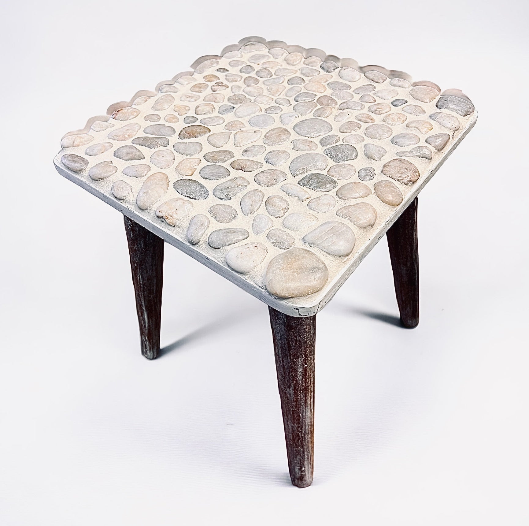 Pebbled Stone Handmade Table