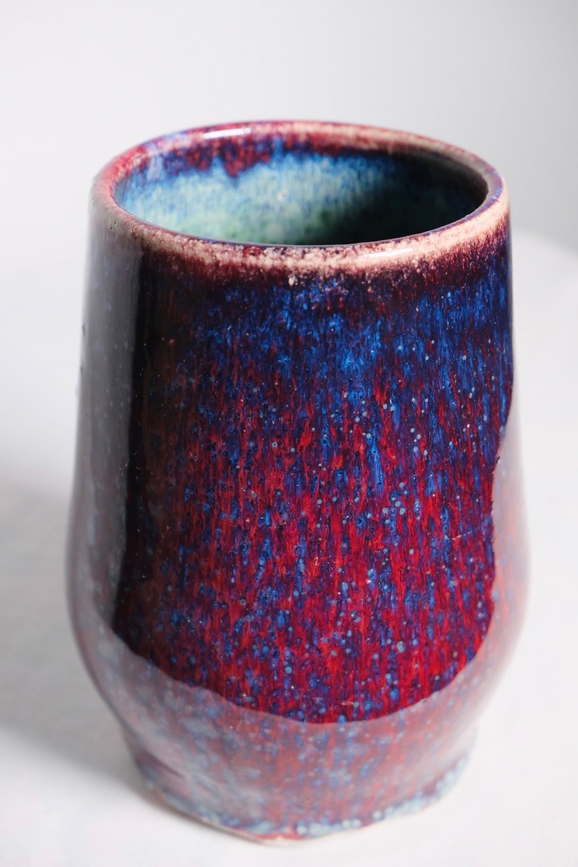 Blue/Magenta MCM Vase/Cup (Vintage)