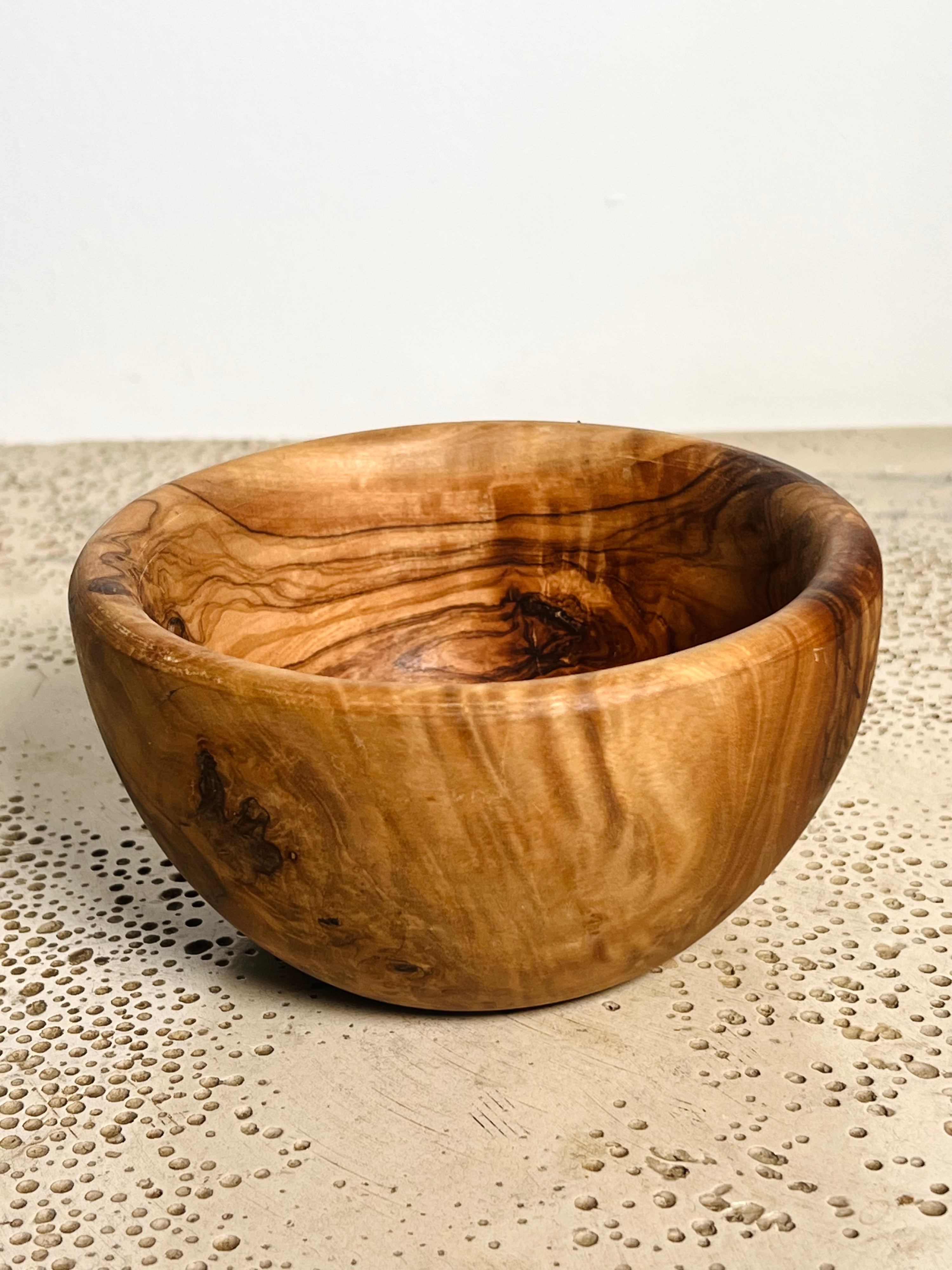 Tunisian Olive Wood Bowl (Vintage)