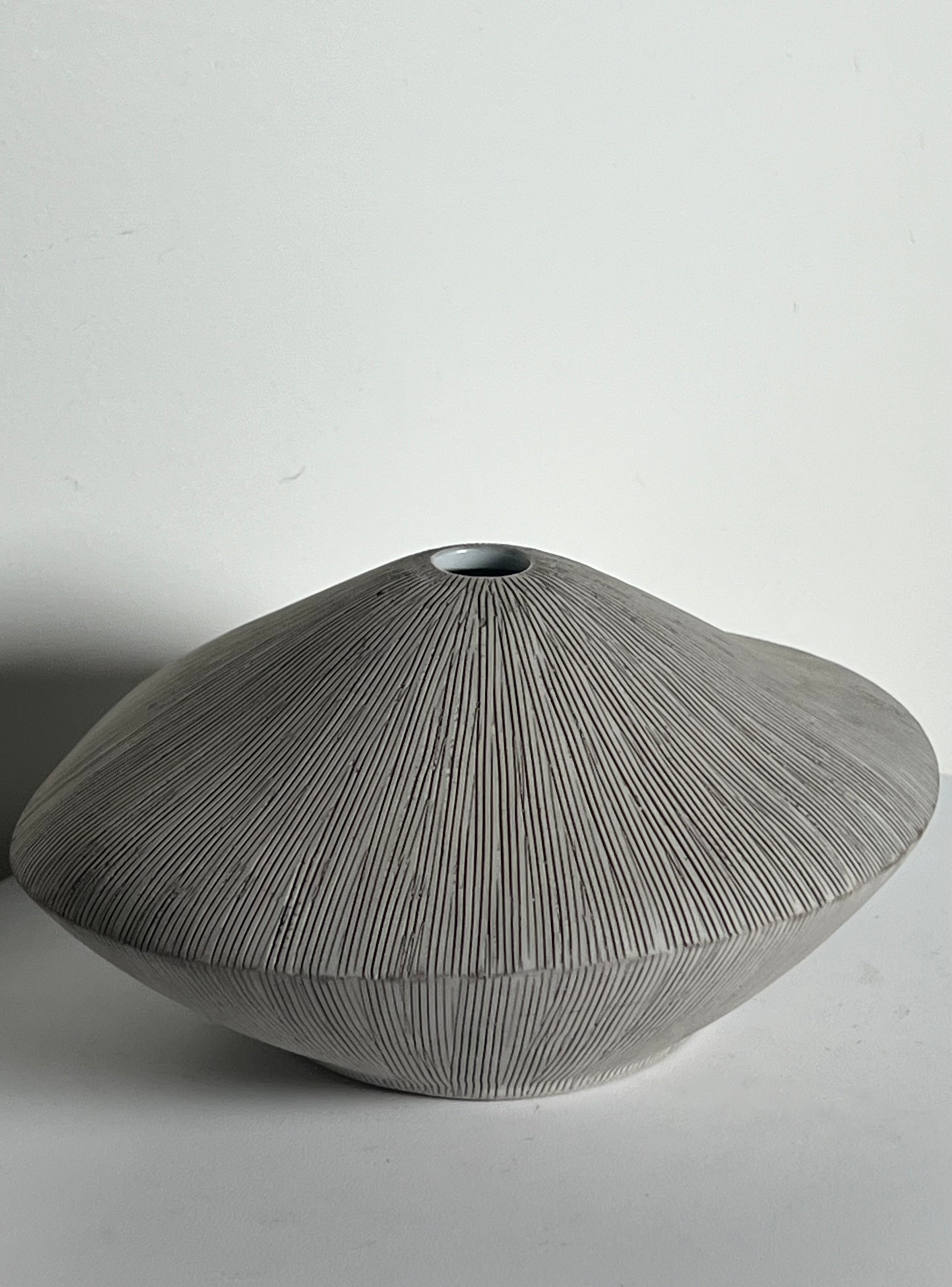 Sea Urchin Grey Bud Vase (Vintage)