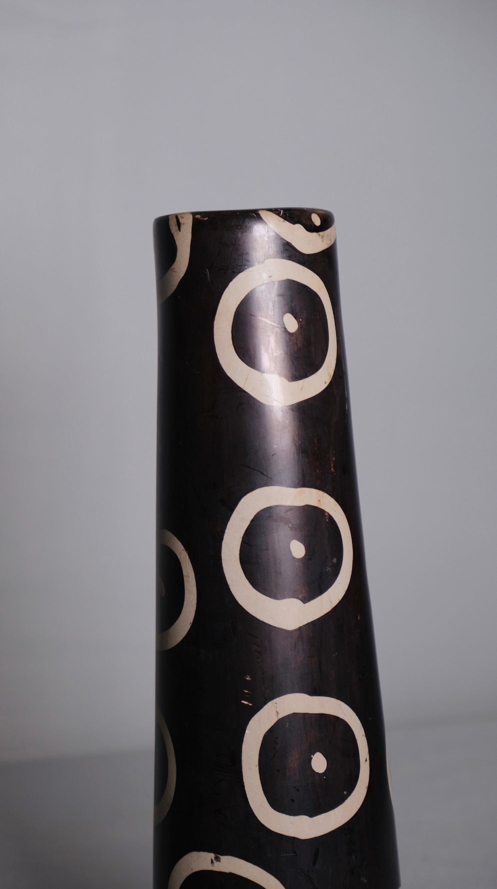 1980s Kenyan Hand-Craved Soapstone Vase (Vintage)