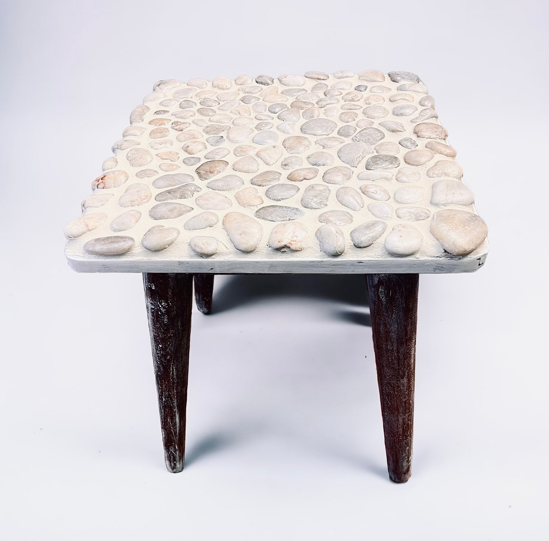 Hand tiled Pebbled Stone Handmade Table