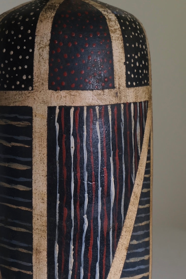 Hand Painted Tribal Vase (Amerikkka version)