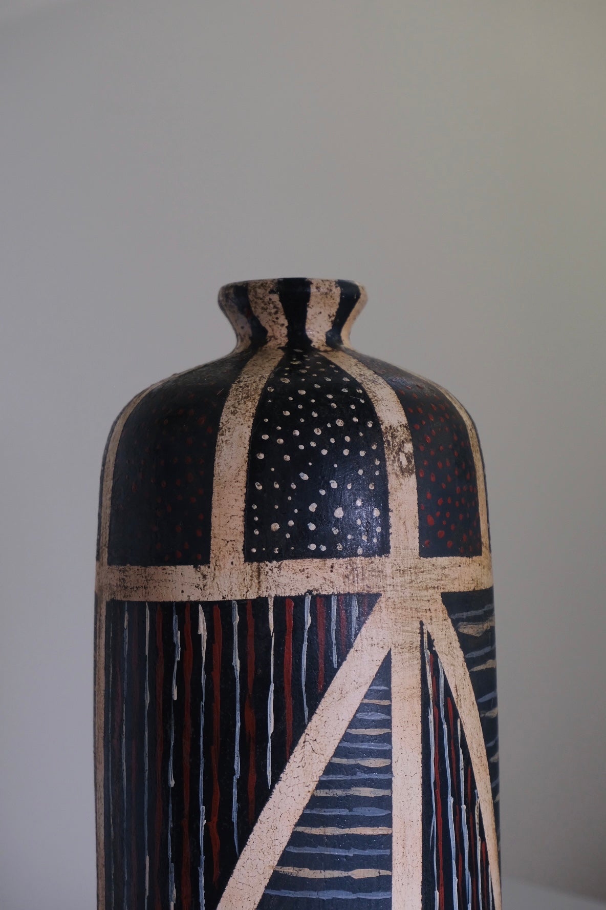 Hand Painted Tribal Vase (Amerikkka version)