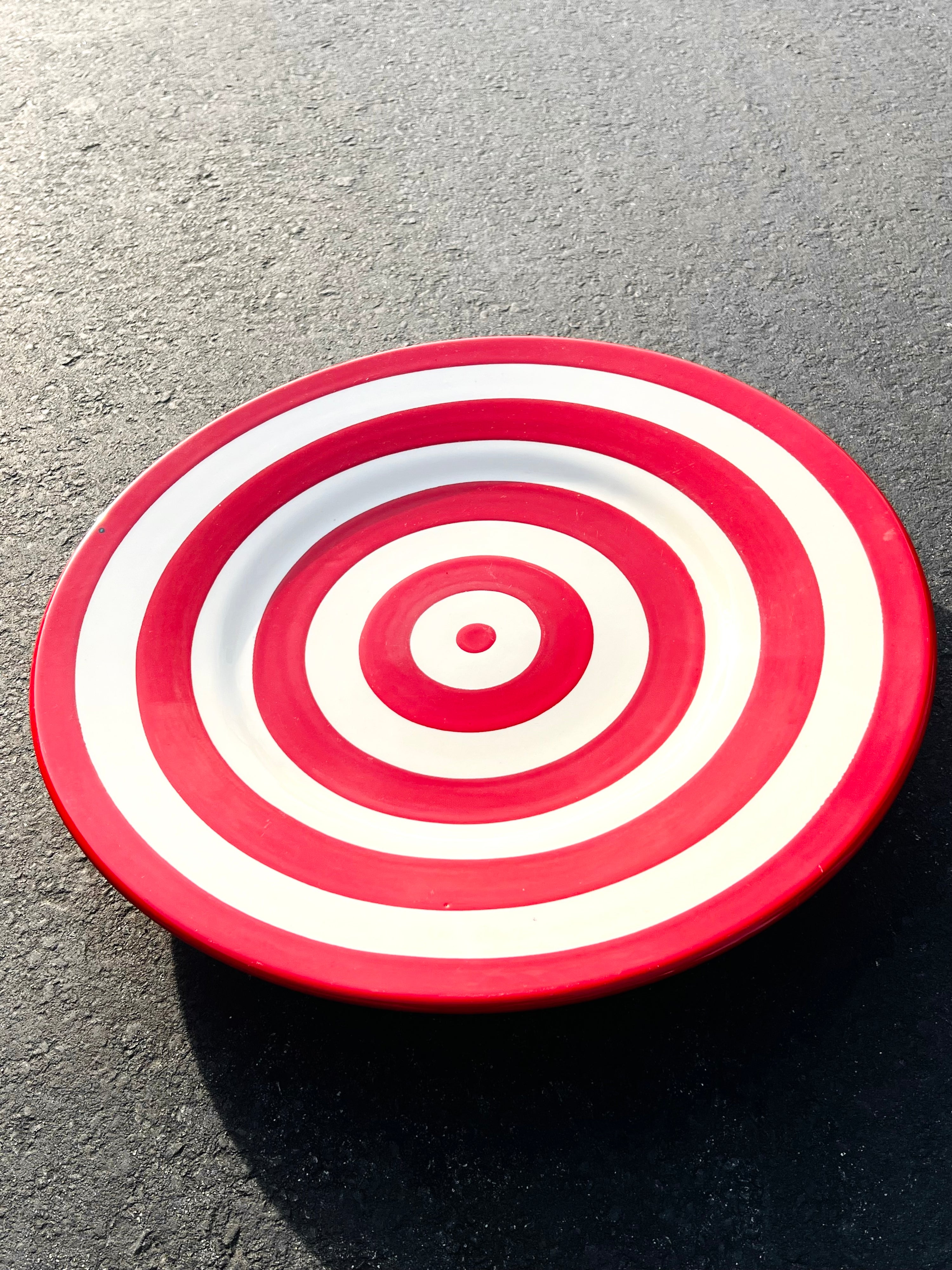 Bullseye Large Plate (Vintage)