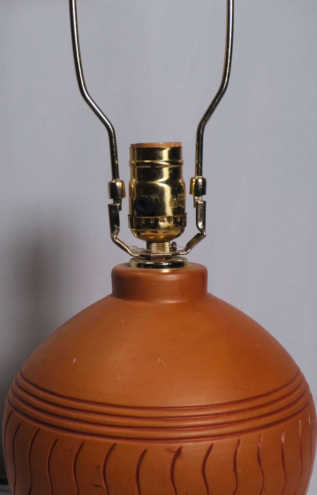 Southwestern Geometric Encised Studio Pottery Lamp (SOLD)
