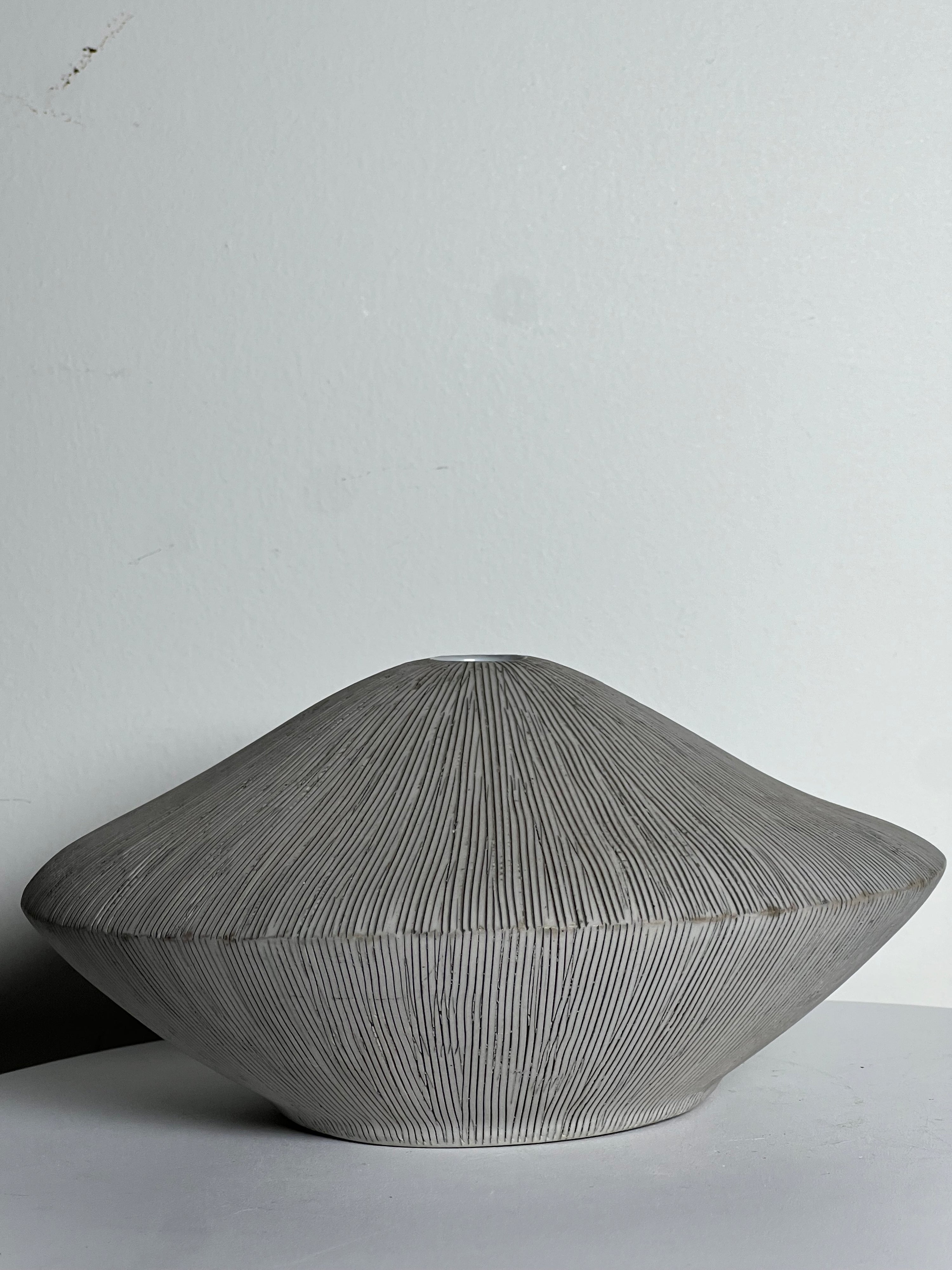 Sea Urchin Grey Bud Vase (Vintage)