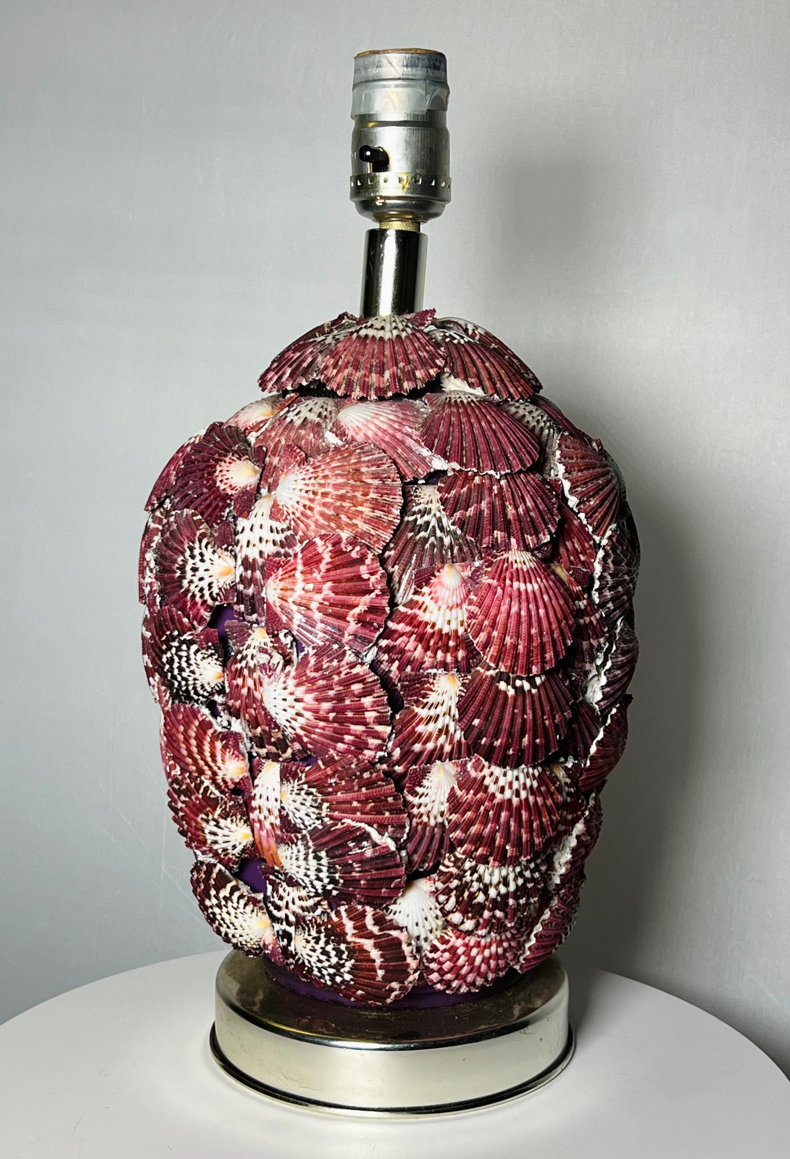 Shell Encrusted Table Lamp (Vintage)