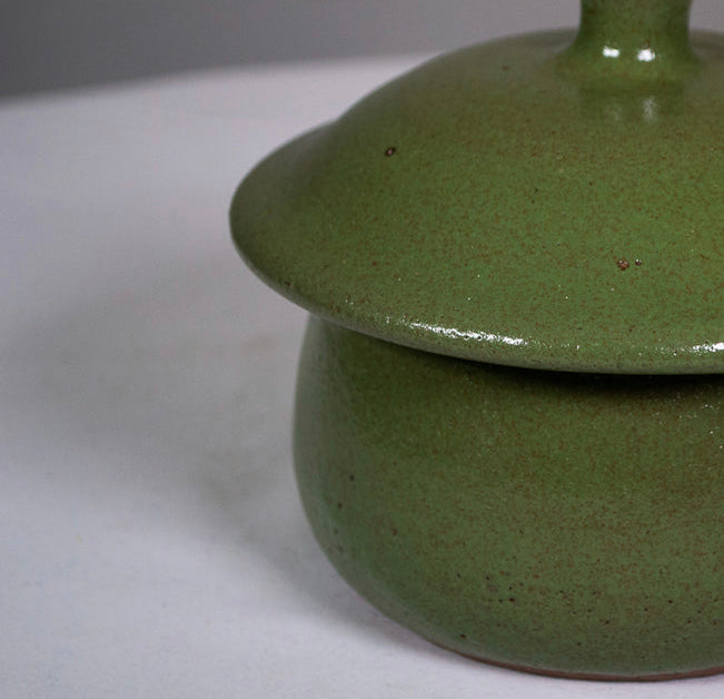 Green Lidded Urn (Vintage)
