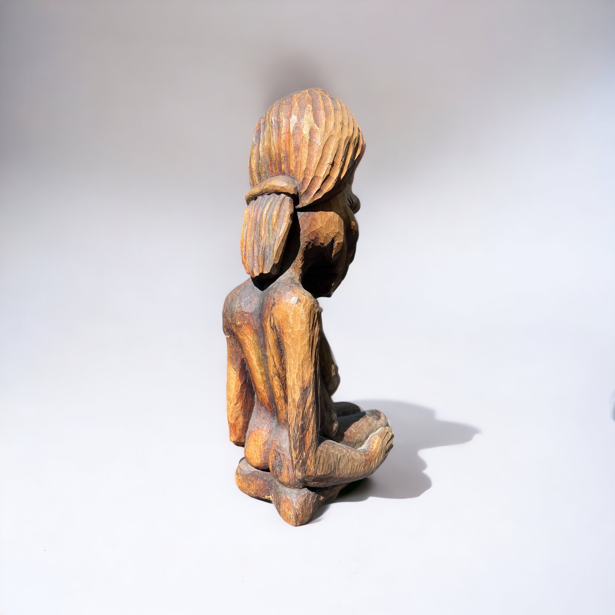 Georges Laratte Wooden Women Sculpture