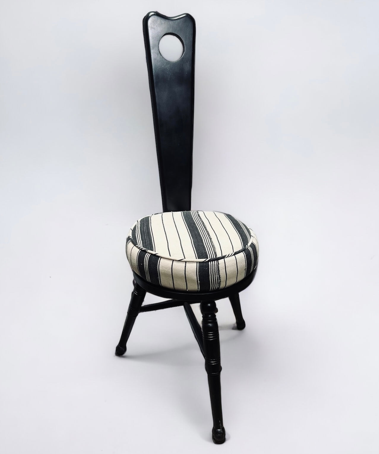 Vintage 1960s Three Legged Spinning Chair