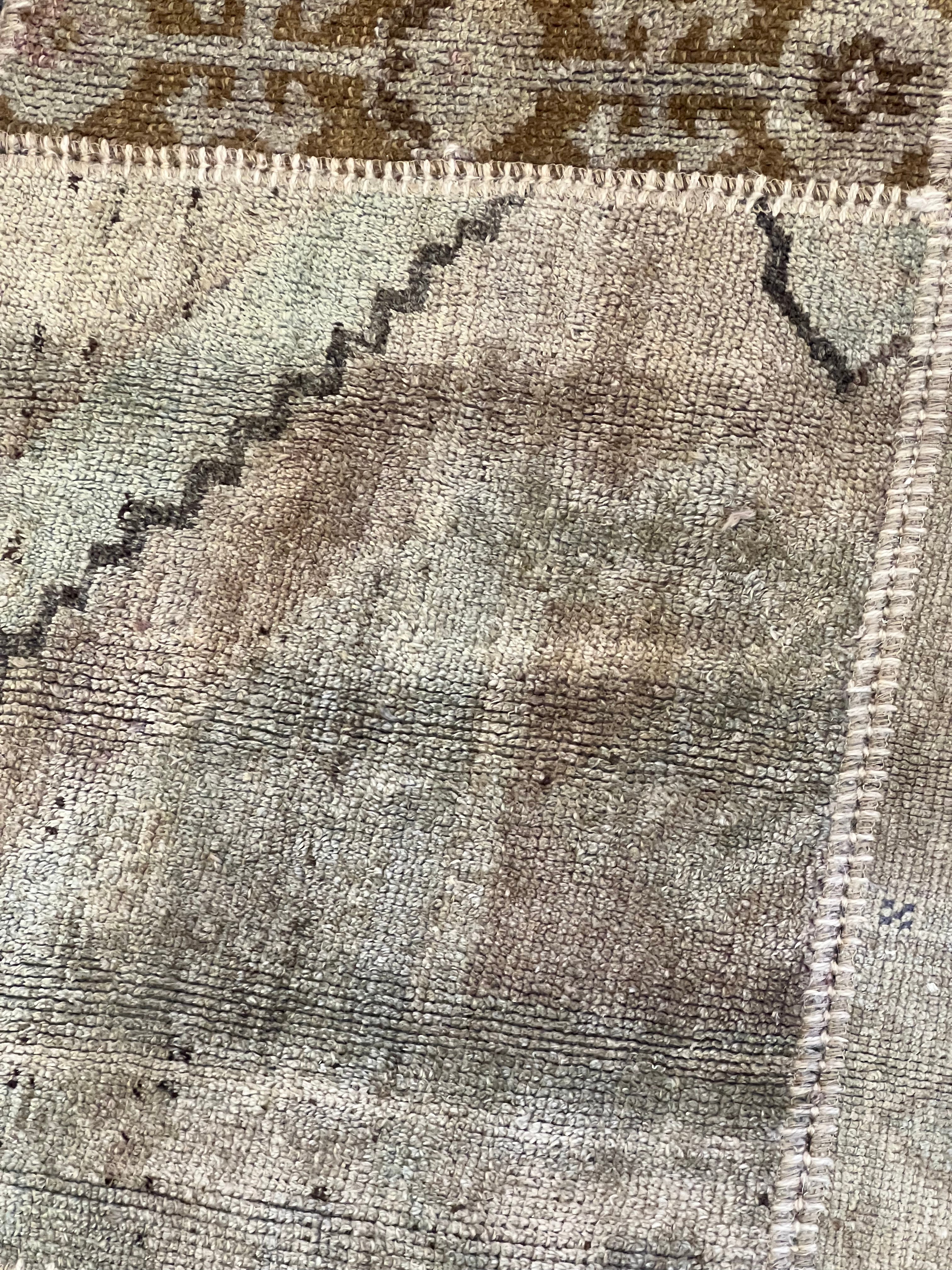 Vintage Moldovia Patch Traditional Cotton Kilim Rug