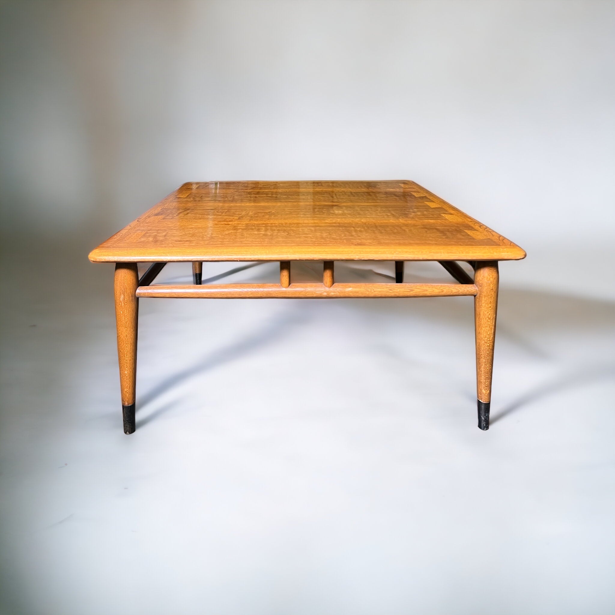 Wood “Lanes” Coffee Table