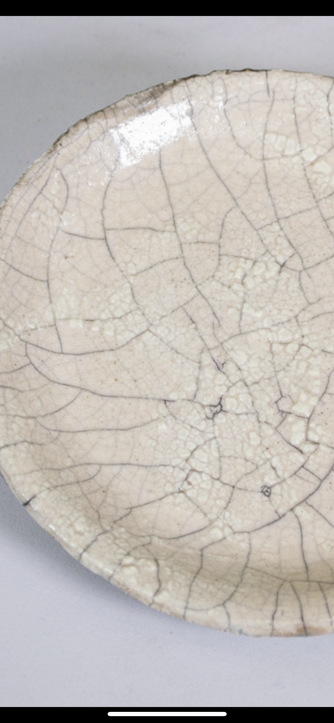 Ceramic Crackle Glaze Plate