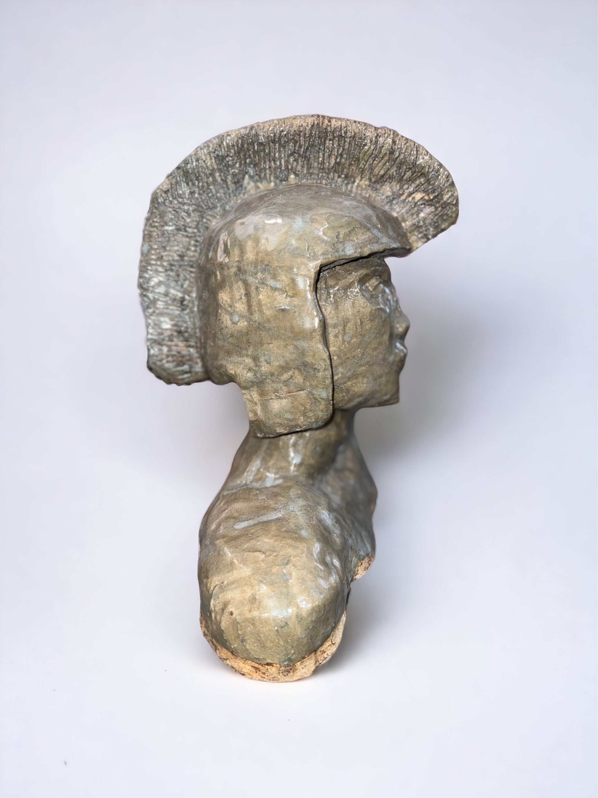 Vintage Ceramic Handmade Trojan Head (Vintage)