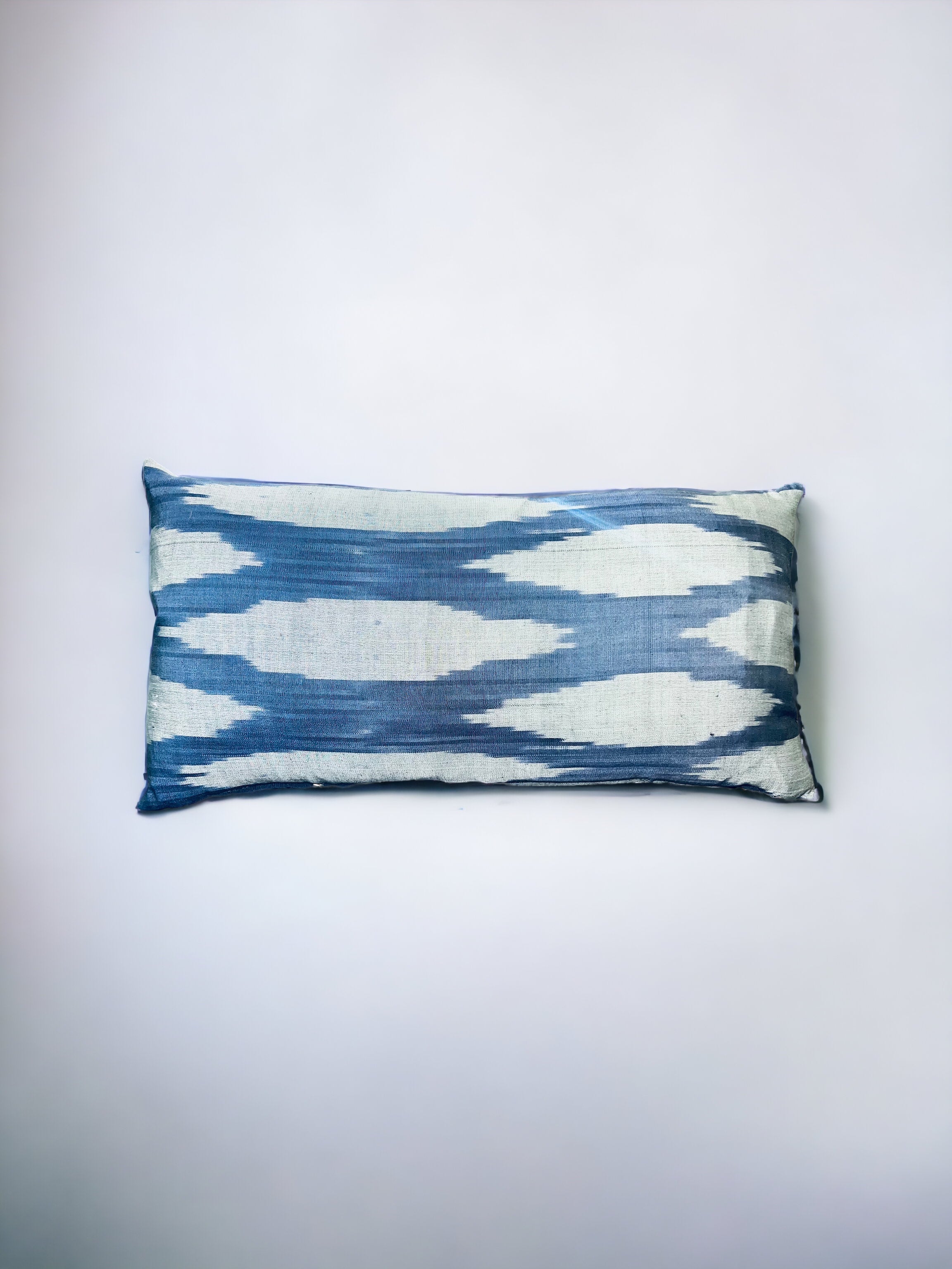 Blue Ikat Pillow