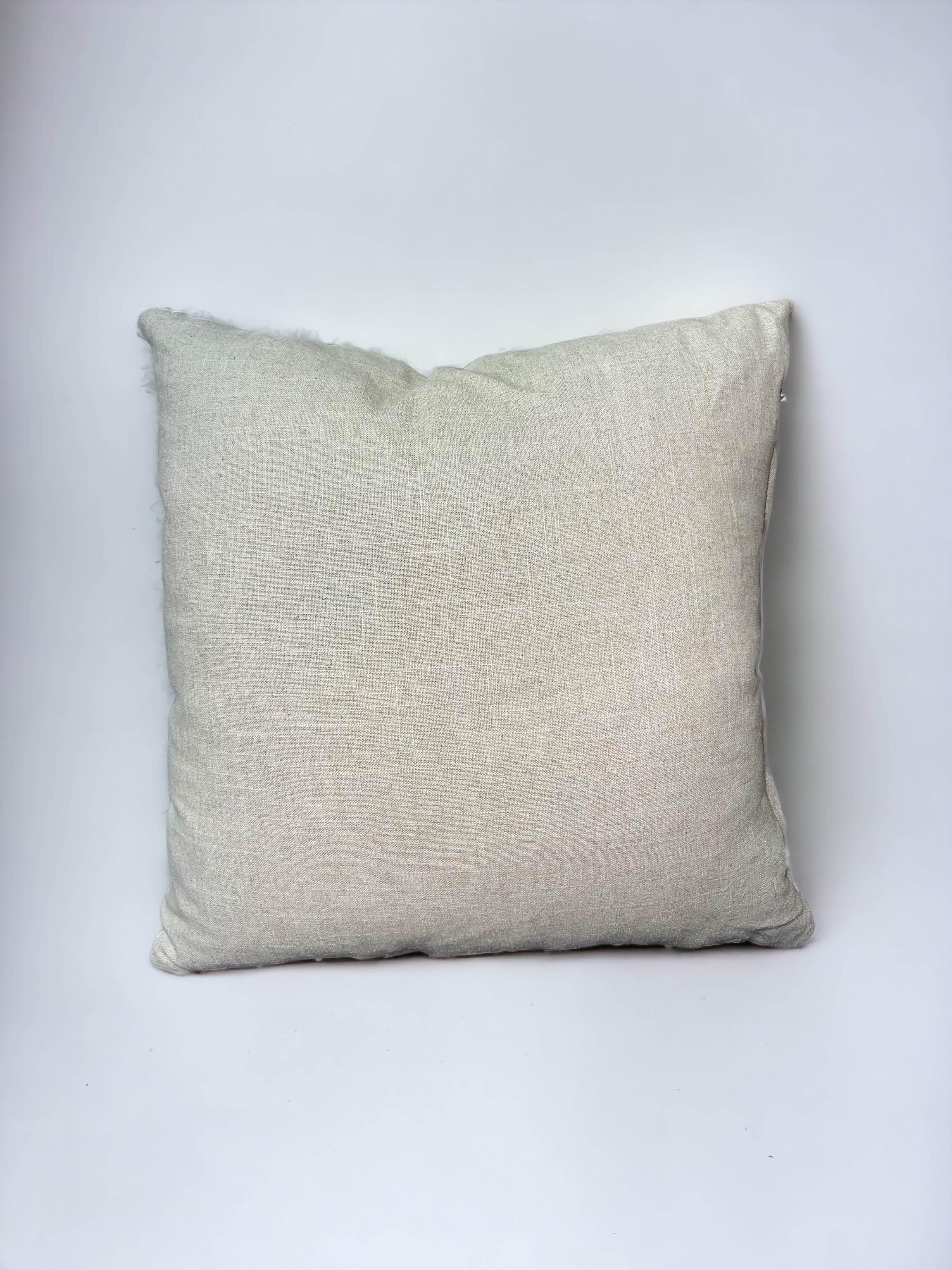 Black Hand-Made Charcoal Quilted Pillow