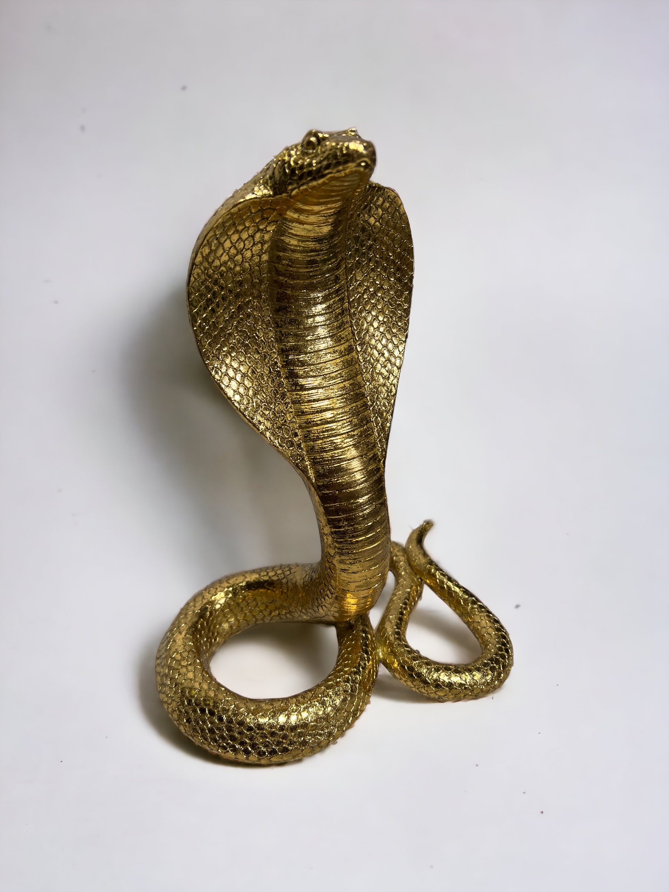 Wooden Gold Cobra