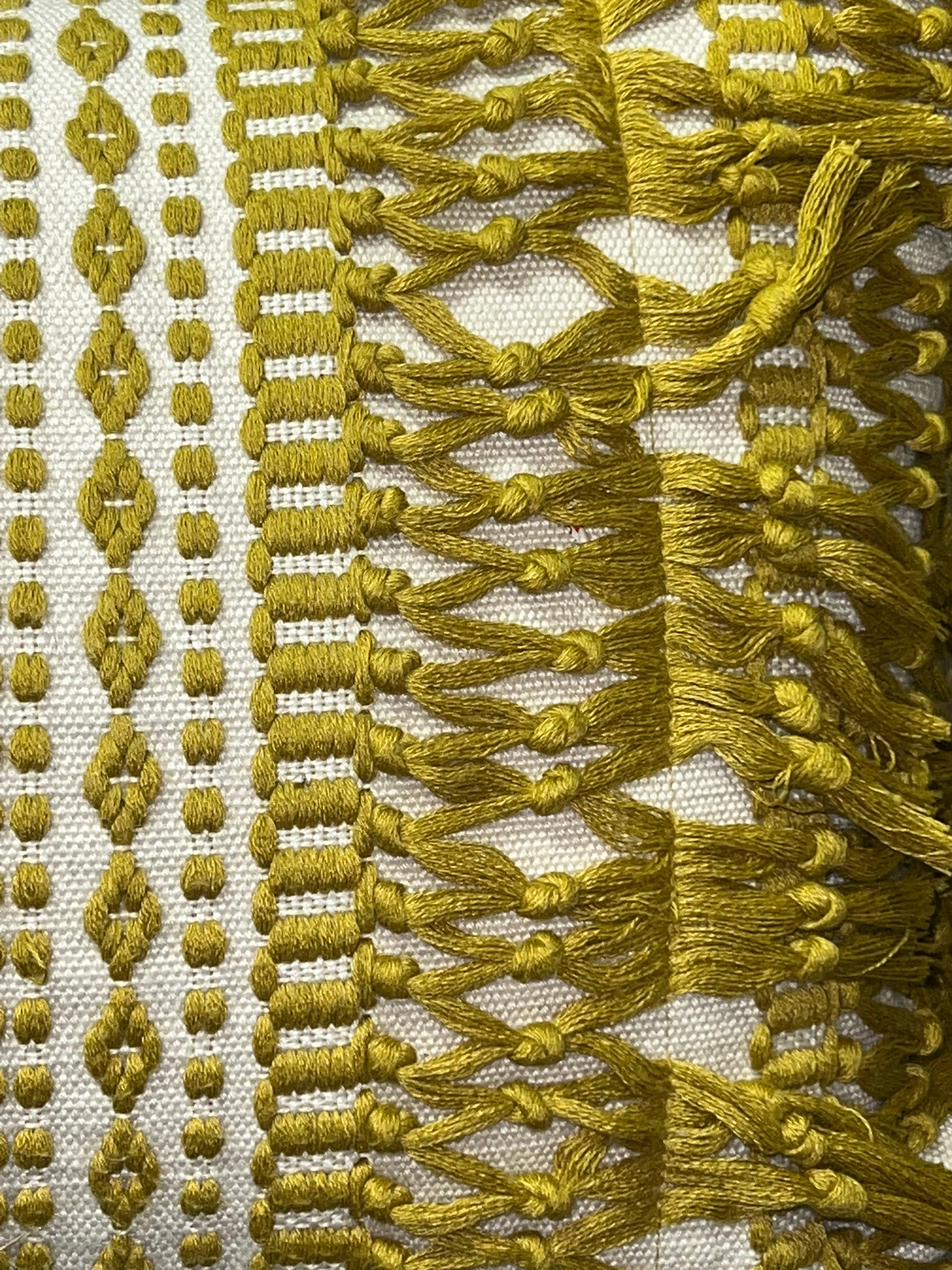 Mustard Textured Pillow