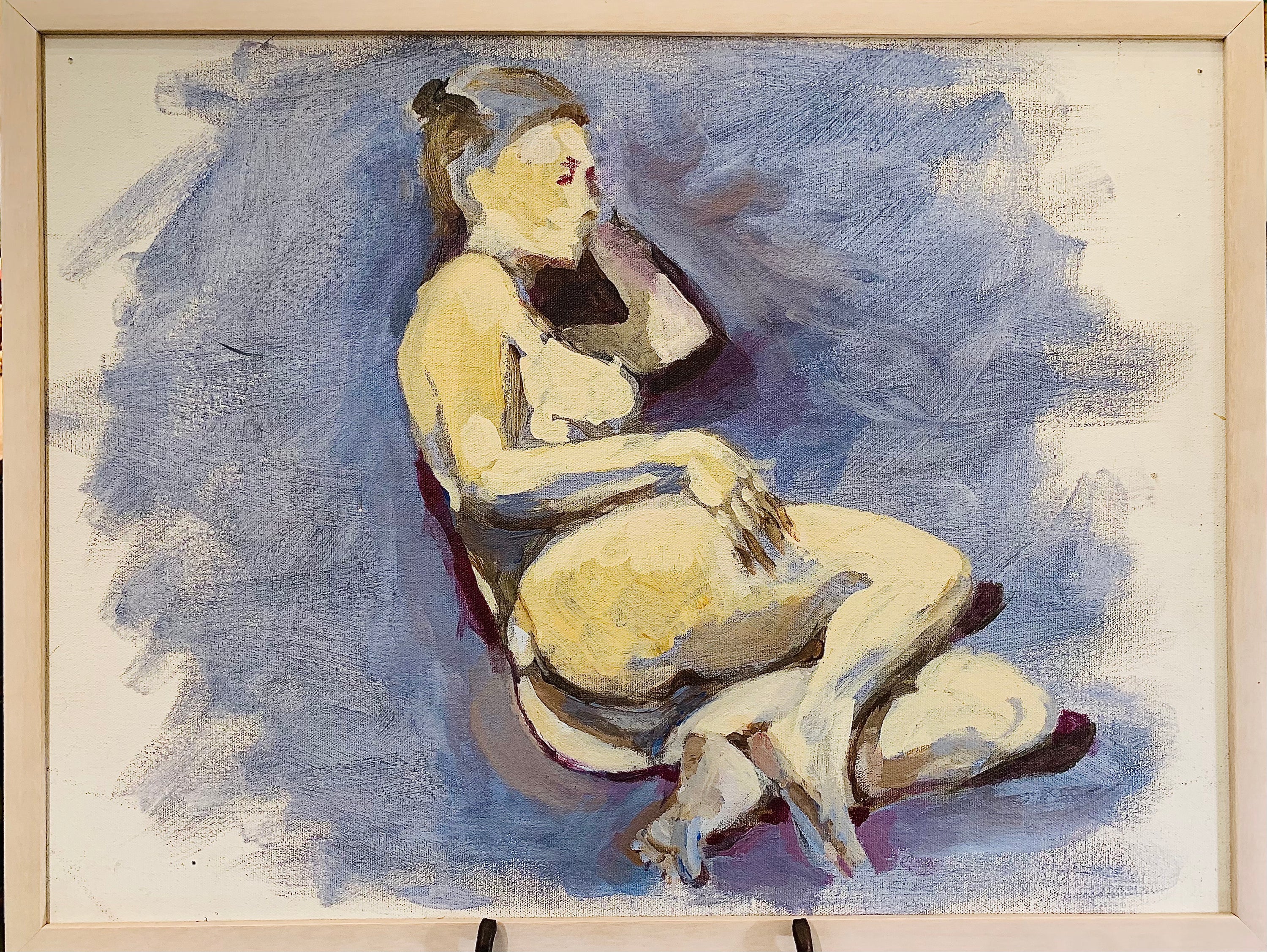 Blue Nude Portrait