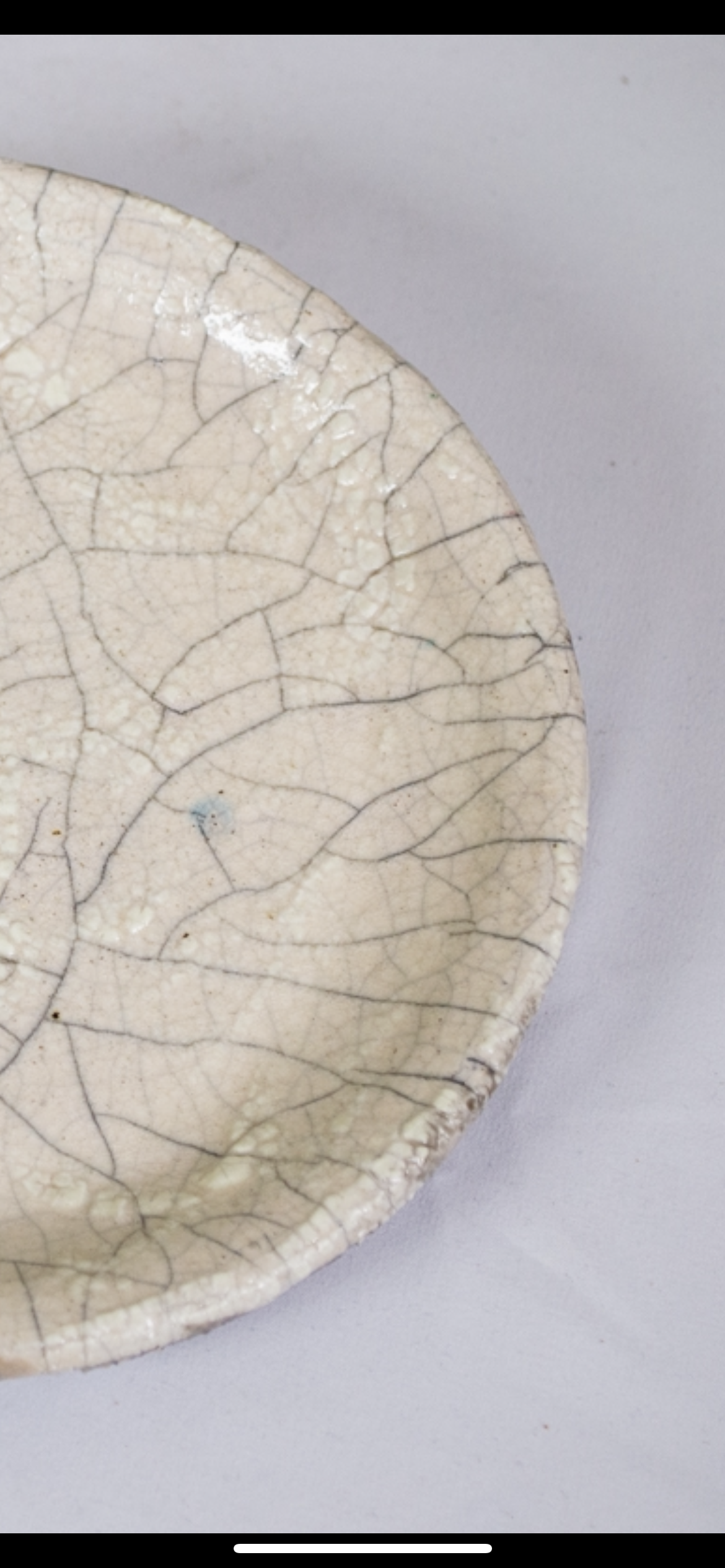 Ceramic Crackle Glaze Plate